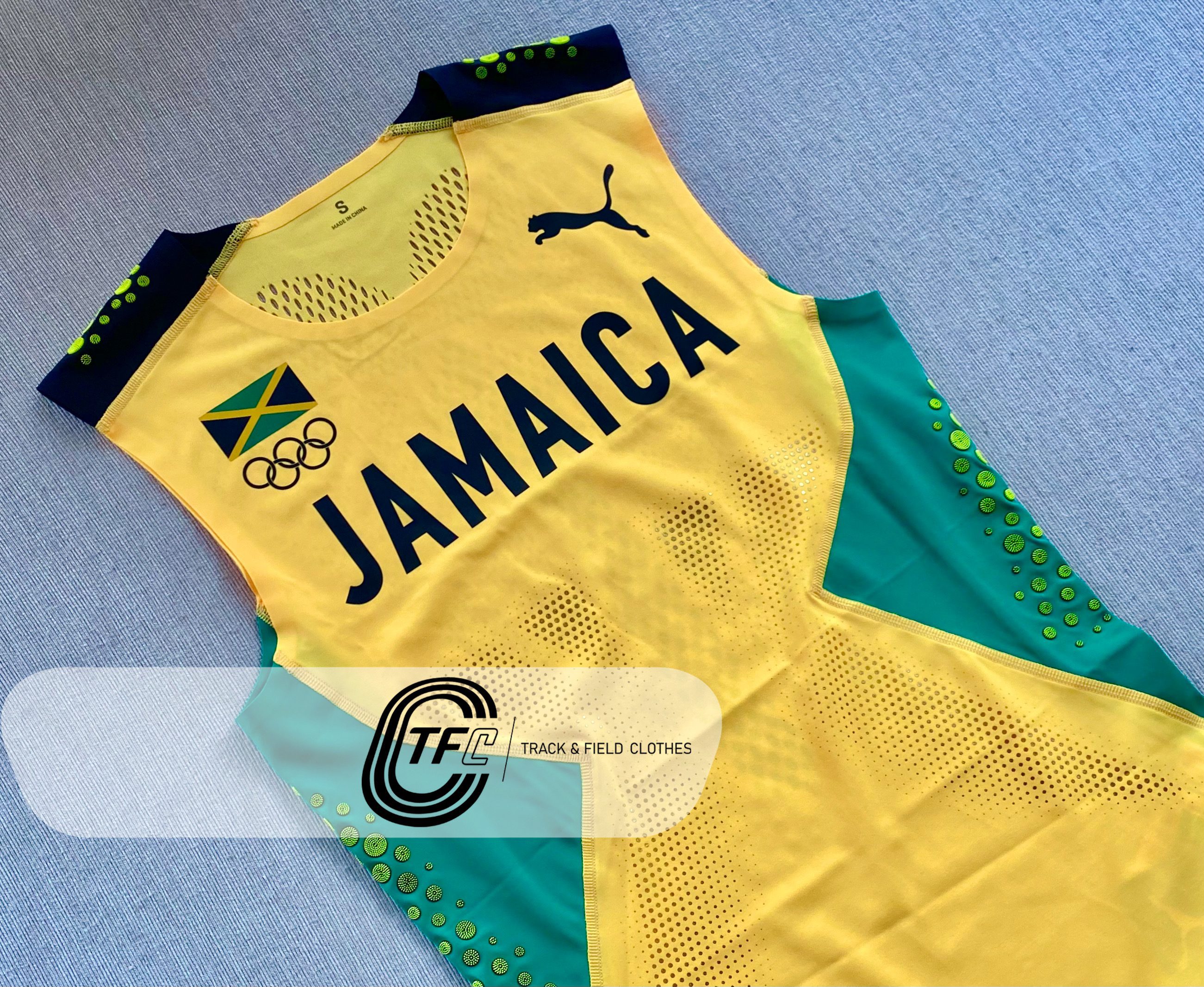Puma 2021 Jamaica Olympic Team Muscle Singlet Trackandfieldclothes