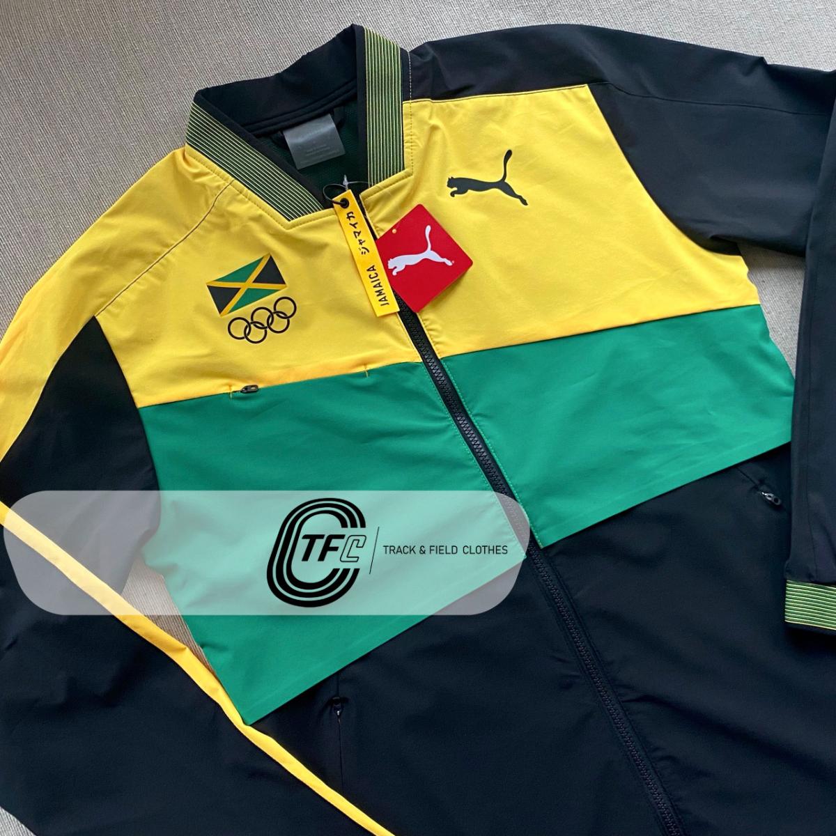 Puma 2021 Jamaica Olympic Team Elite Podium Track Jacket | Trackandfieldclothes