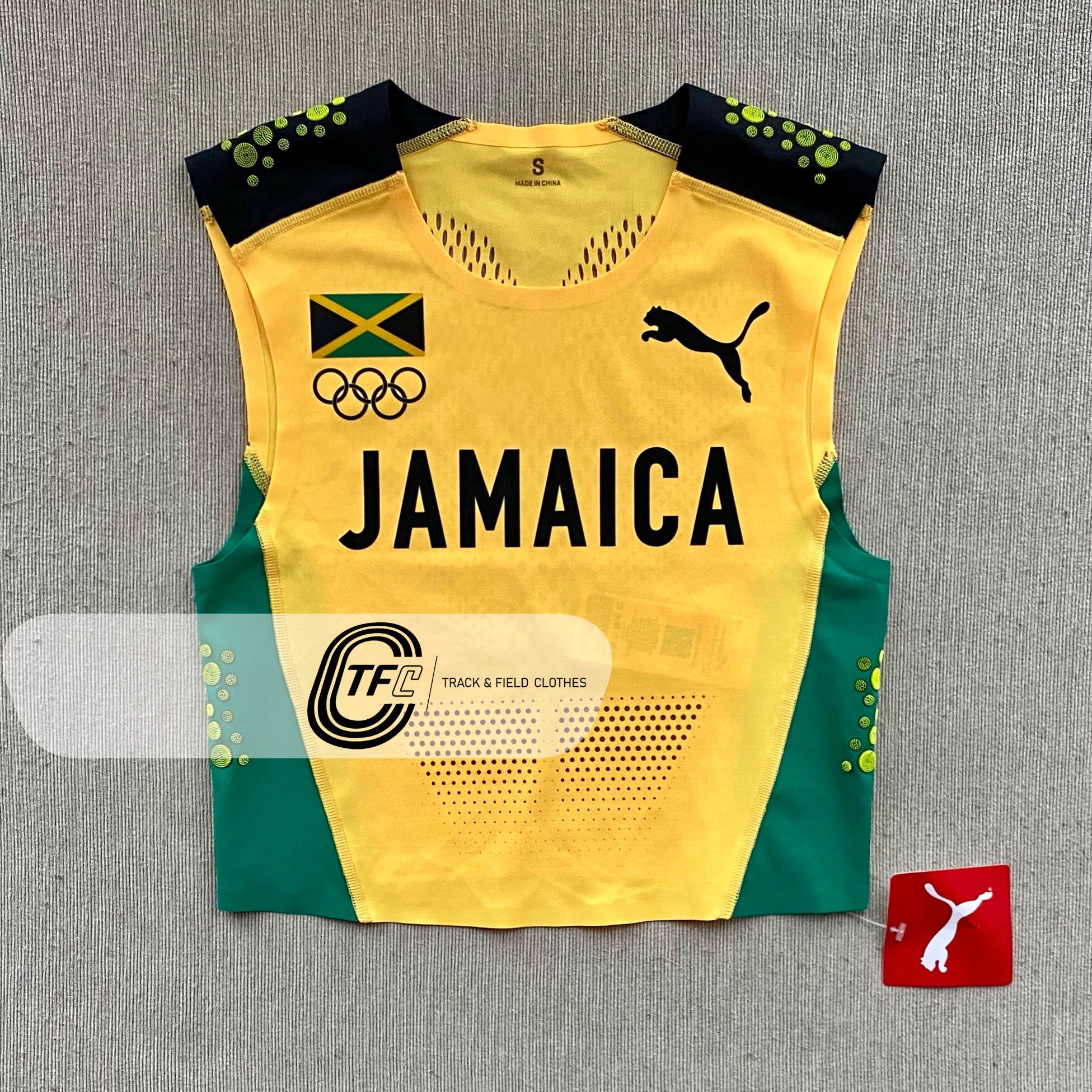 Puma 2021 Jamaica Olympic Team Elite Crop Top |