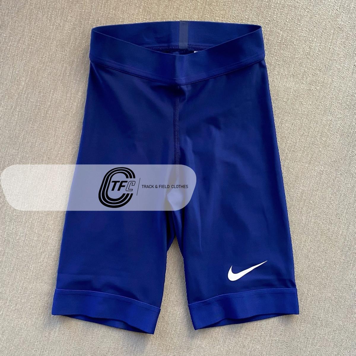 Nike Pro Elite Half 1/2 Medalist Tights 848912-￼429 Navy Blue/White USA  Medium