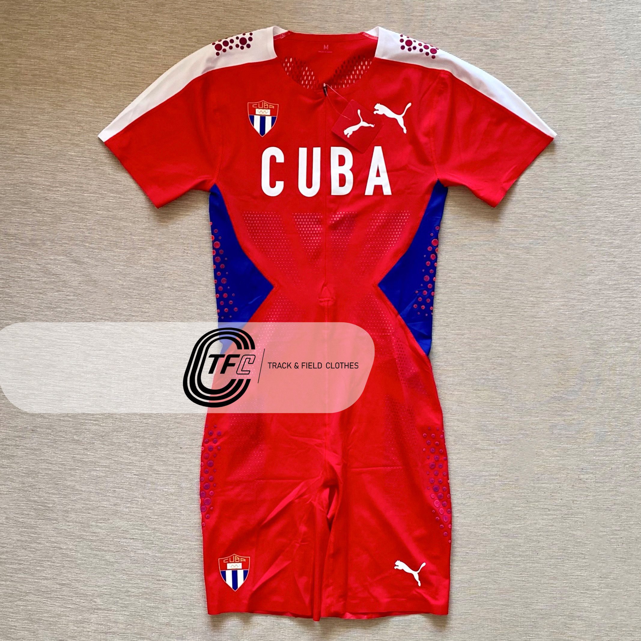 Puma 2021 Cuba Olympic Team Pro Elite T-Shirt - Red