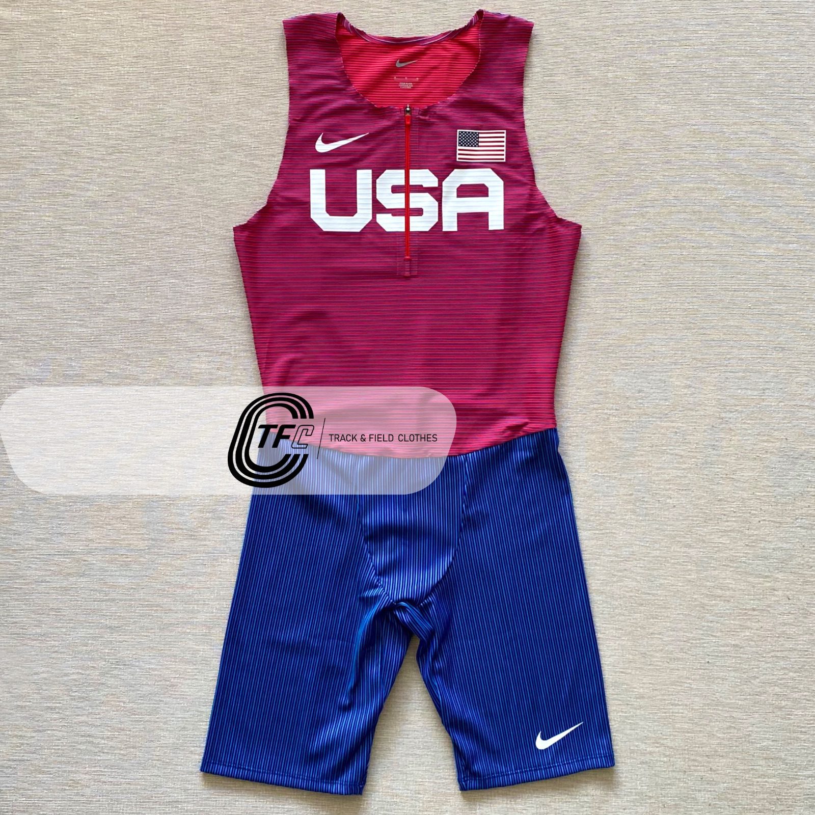 Nike 2023 USA International Team Pro Elite Sleeveless Speedsuit