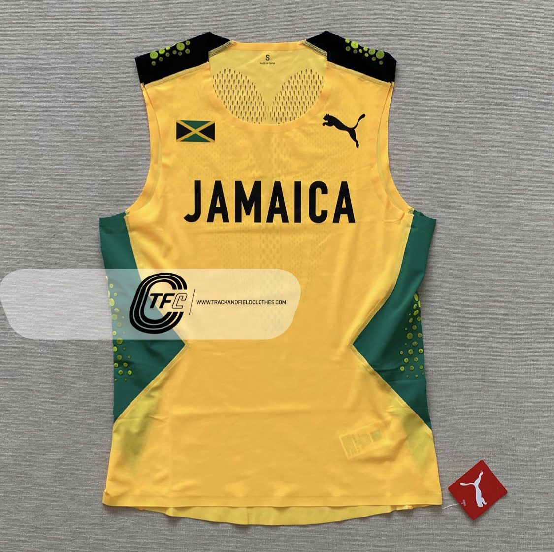 Puma 2023 Jamaica International Team Pro Elite Sleeves Speedsuit ...