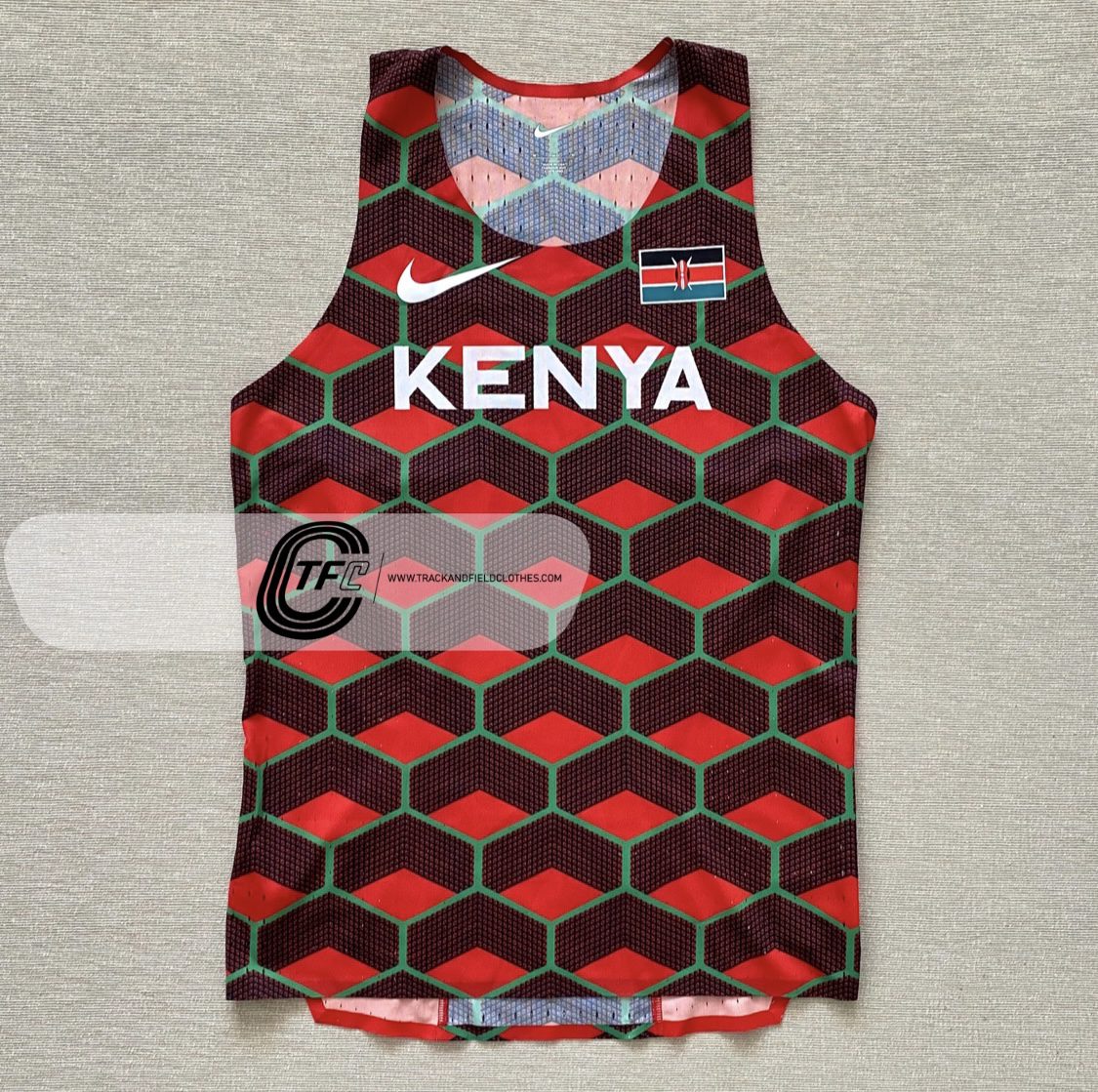 Nike 2021/2023 Kenya International Team Pro Elite Distance Singlet ...
