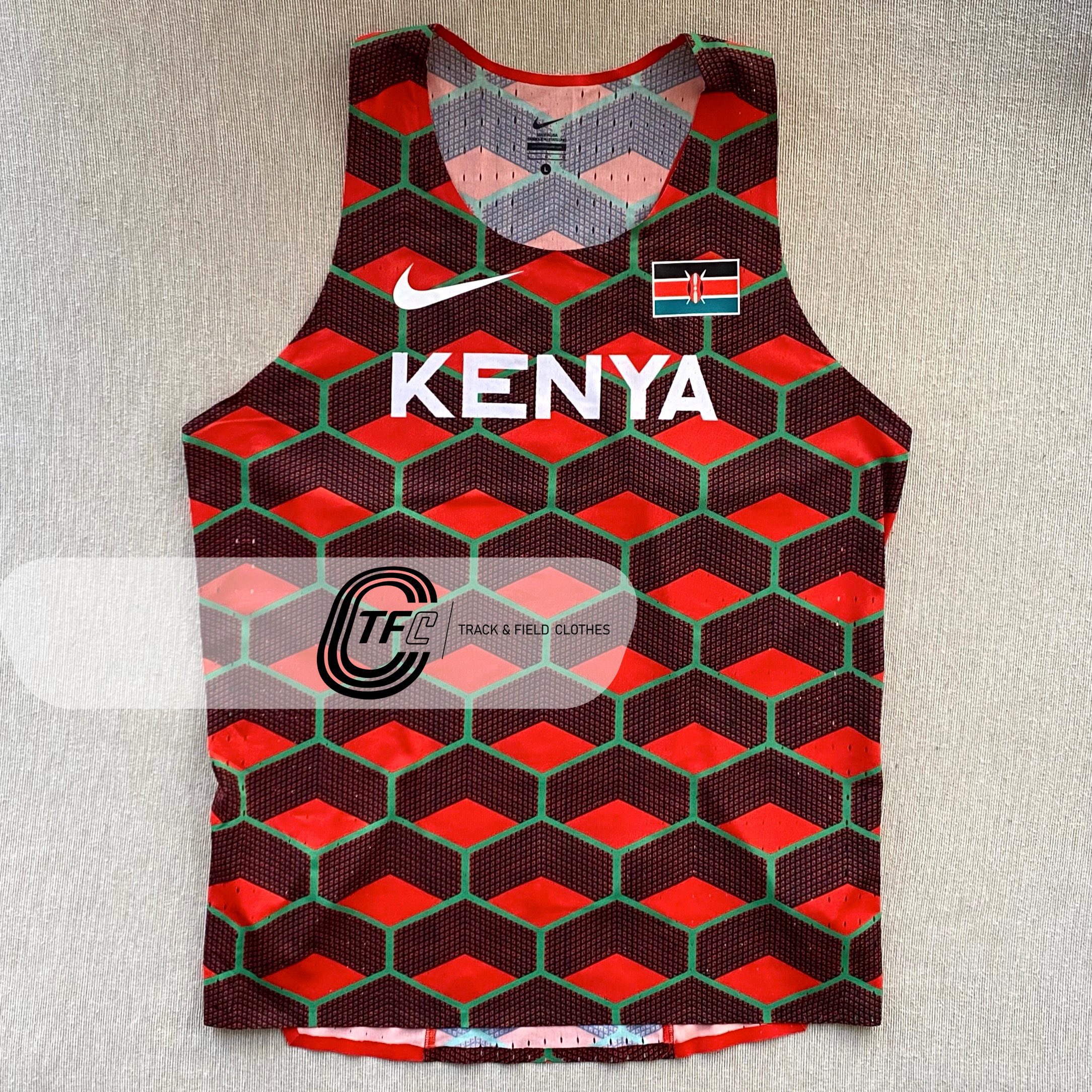 Nike 2021-2023 Kenya Team Pro Elite Distance Singlet