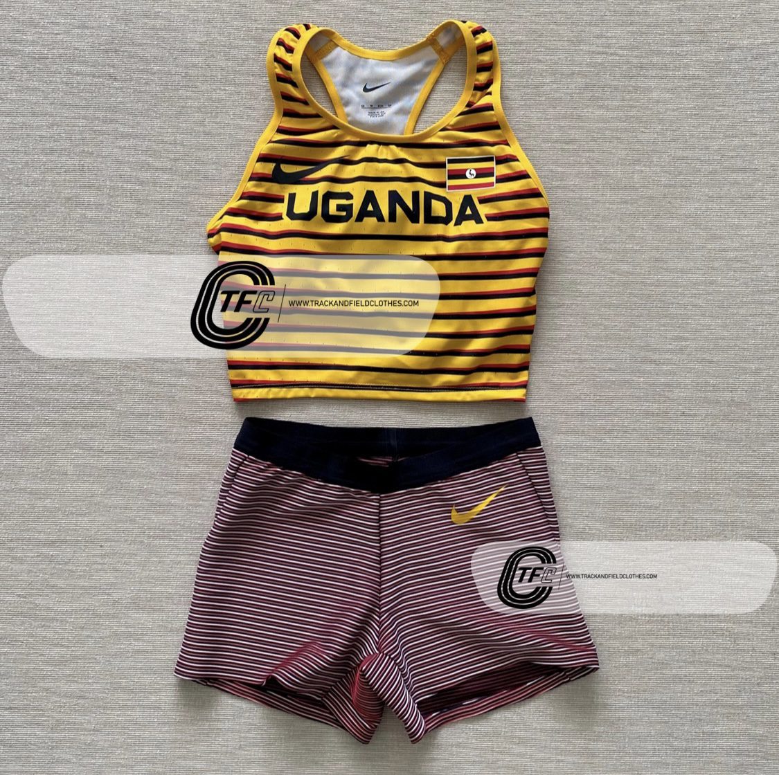 Nike 2023 Uganda Team Pro Elite W Competition Kit ...