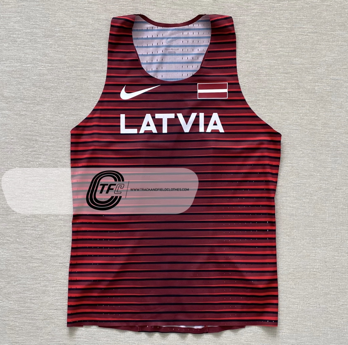 Nike 2023 Latvia International Team Pro Elite Distance Singlet