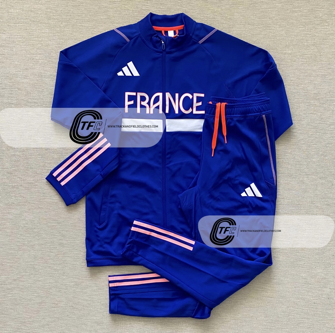 Adidas 2024 France Olympic Team Pro Elite Tracksuit