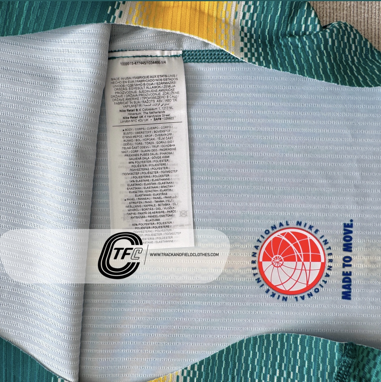 Nike 2025 Pro Elite Team Singlet - Aussie Edition FZ6885-441