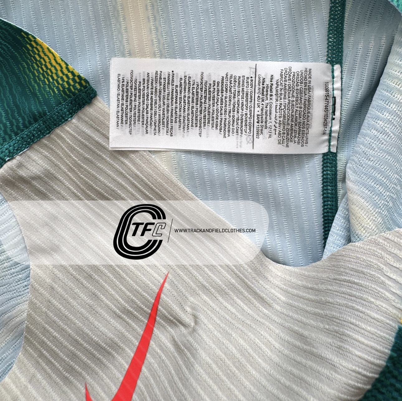 Nike 2025 Pro Elite Team Sleeveless Speedsuit - Aussie Edition FZ6887-441