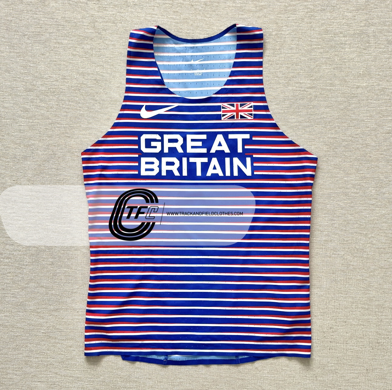 Nike 2023 Great Britain Team Pro Elite Distance Singlet CI8109-405